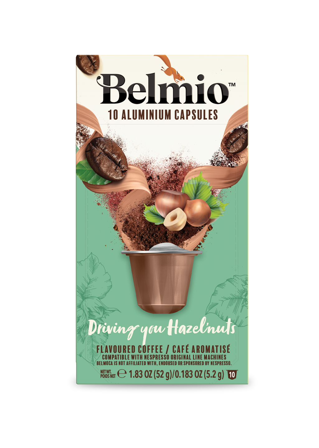 Belmio Hazelnut Capsules for Nespresso (10)