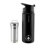 Grosche Chicago Steel Insulated Tea Infusion Bottle (Black)