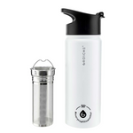 Grosche Chicago Steel Insulated Tea Infusion Bottle (White)