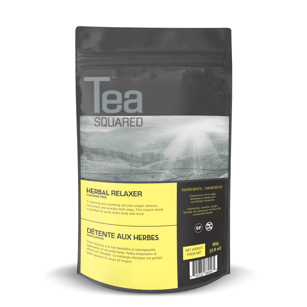 Tea Squared Herbal Relaxer Loose Leaf Tea (80g)