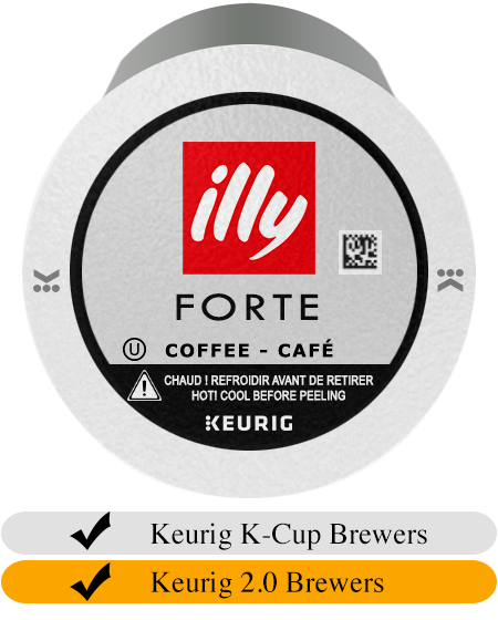 Illy Forte Extra Bold Roast Coffee K-Cups® (10)