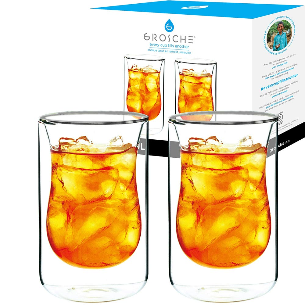 Grosche Istanbul Double Walled Tea Glasses (Set of 2)