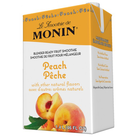 Monin Peach Fruit Smoothie Mix (46oz)