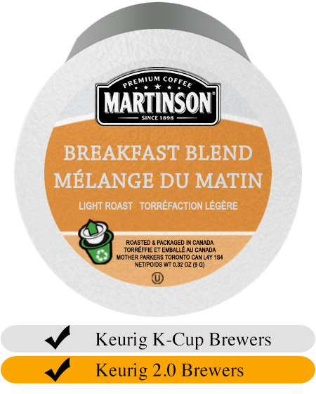 Breakfast blend sales coffee k cups