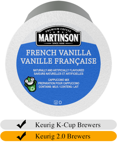 Martinson French Vanilla Cappuccino Mix Cups (24)
