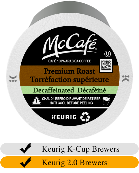 McCafé Premium Roast DECAF K-Cup® Pods (24)