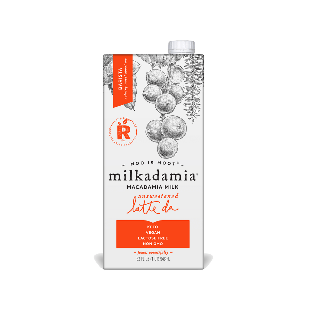 Milkadamia Unsweetened Latte Da Macadamia Milk (946ml)