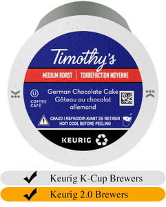 Timothy's German Chocolate Cake K-Cup® Pods (24)