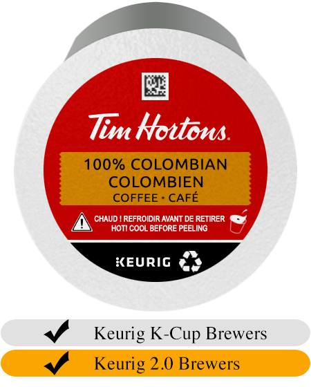 Tim Hortons 100 Colombian Beanwise