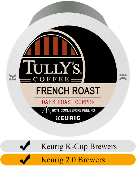 Tully's French Roast K-Cup® Pods (24)
