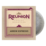 Reunion Coffee Arrow Espresso Roast 100% Compostable pods (16)