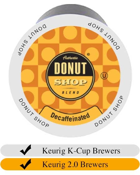 Donut Shop Decaf Coffee Cups x 24