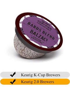 Balzac's Bards Blend - 100% Compostable Coffee Cups (18)