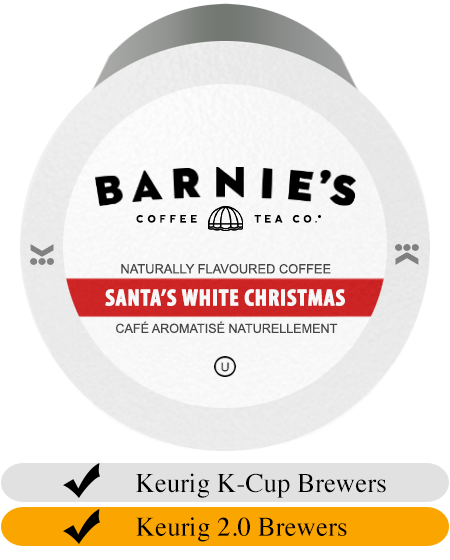 Barnie's Santa's White Christmas Coffee Cups (24)