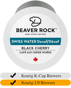 Beaver Rock Black Cherry DECAF Coffee Cups (25)