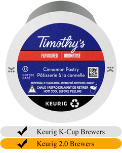Timothy's Cinnamon Pastry K-Cup® Pods (24)