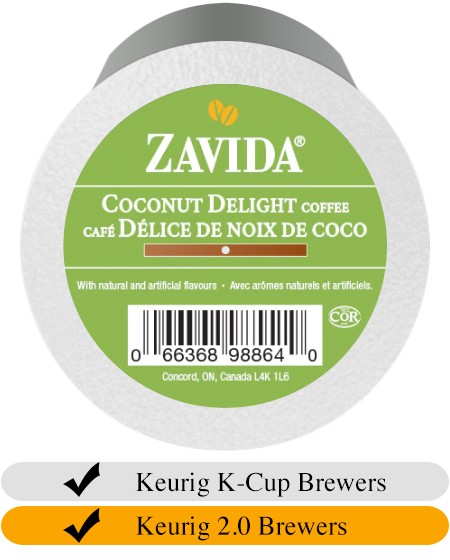 Zavida Coconut Delight Coffee Cups (24)
