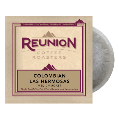 Reunion Coffee Colombia Las Hermosas (16) - 100% Compostable Pods