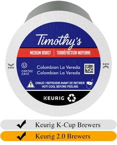 Timothy's Colombian La Vereda K-Cup® Pods (24)