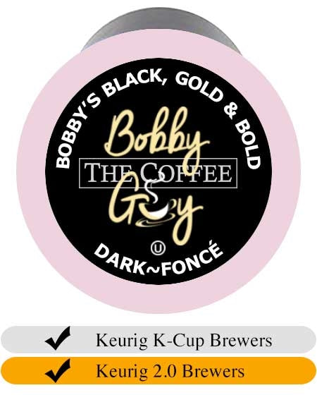 Bobby's Black, Gold & Bold K-Cups (24)