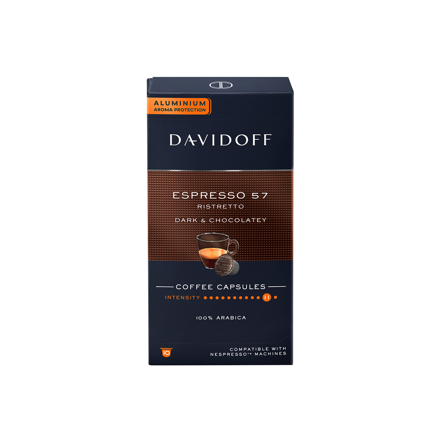 Davidoff Espresso 57 Nespresso Compatible Capsules (10)