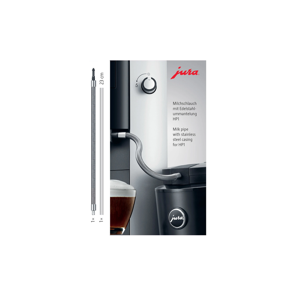 Jura Milk Pipe with Stainless Steel Casing (HP1)