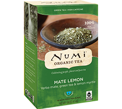 Numi Organic Mate Lemon Tea Bags (18)