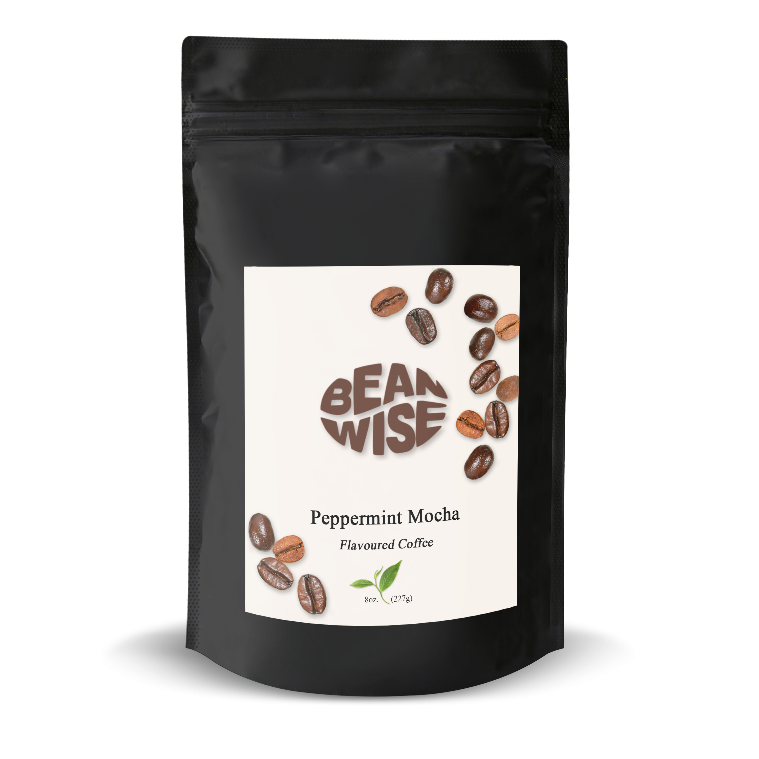 Peppermint Mocha Flavoured Coffee Beans