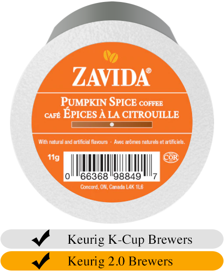 Zavida Pumpkin Spice Coffee Cups (24)