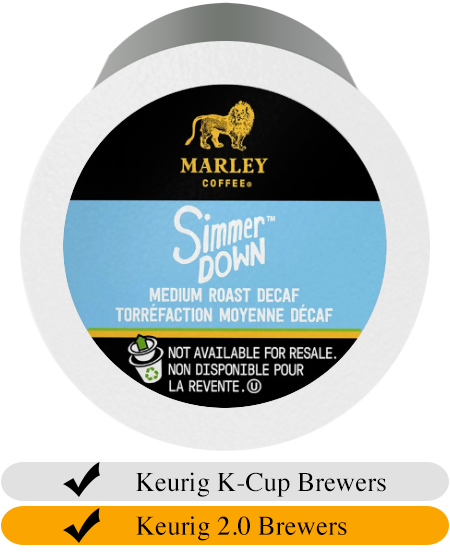 Marley Simmer Down DECAF Coffee Cups (24)