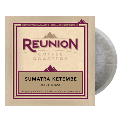 Reunion Coffee Sumatra Ketambe (16) - 100% Compostable Pods