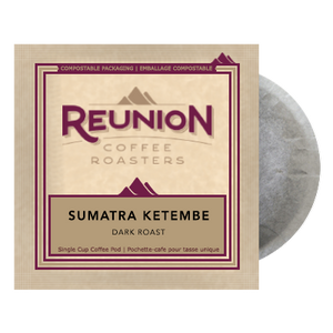 Reunion Coffee Sumatra Ketambe (16) - 100% Compostable Pods
