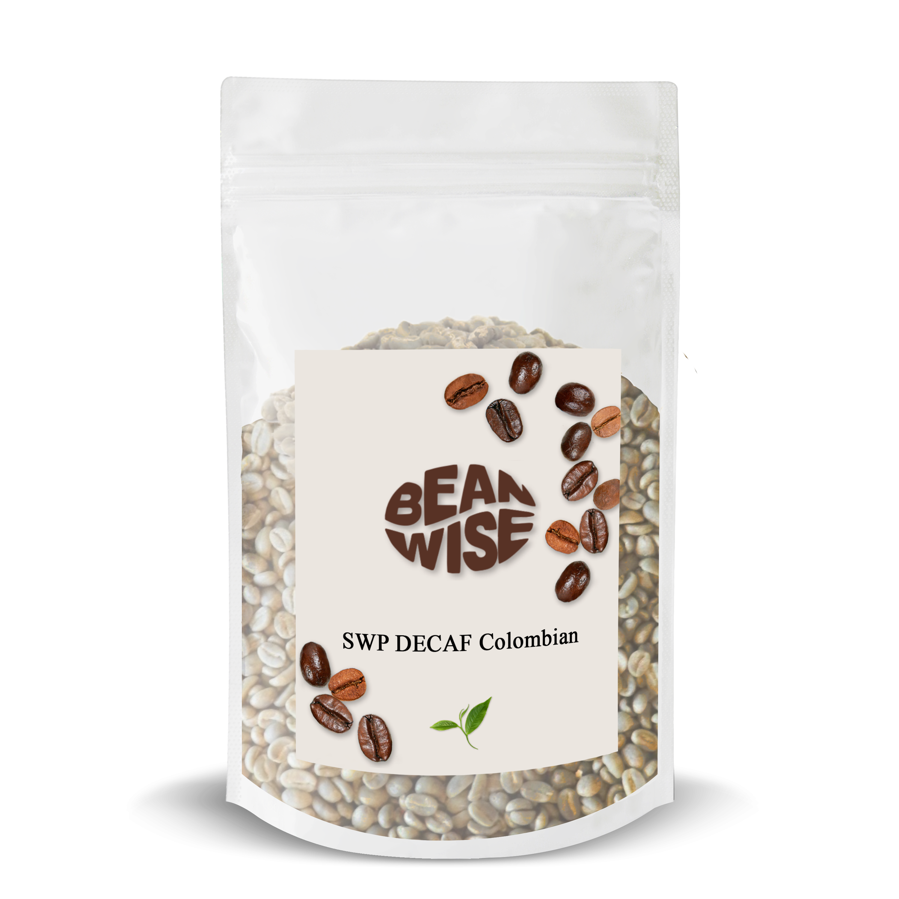 SWP DECAF Colombian Green Beans