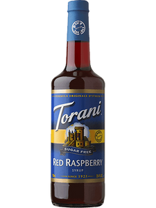 Torani Sugar Free Red Raspberry Syrup (750ml)