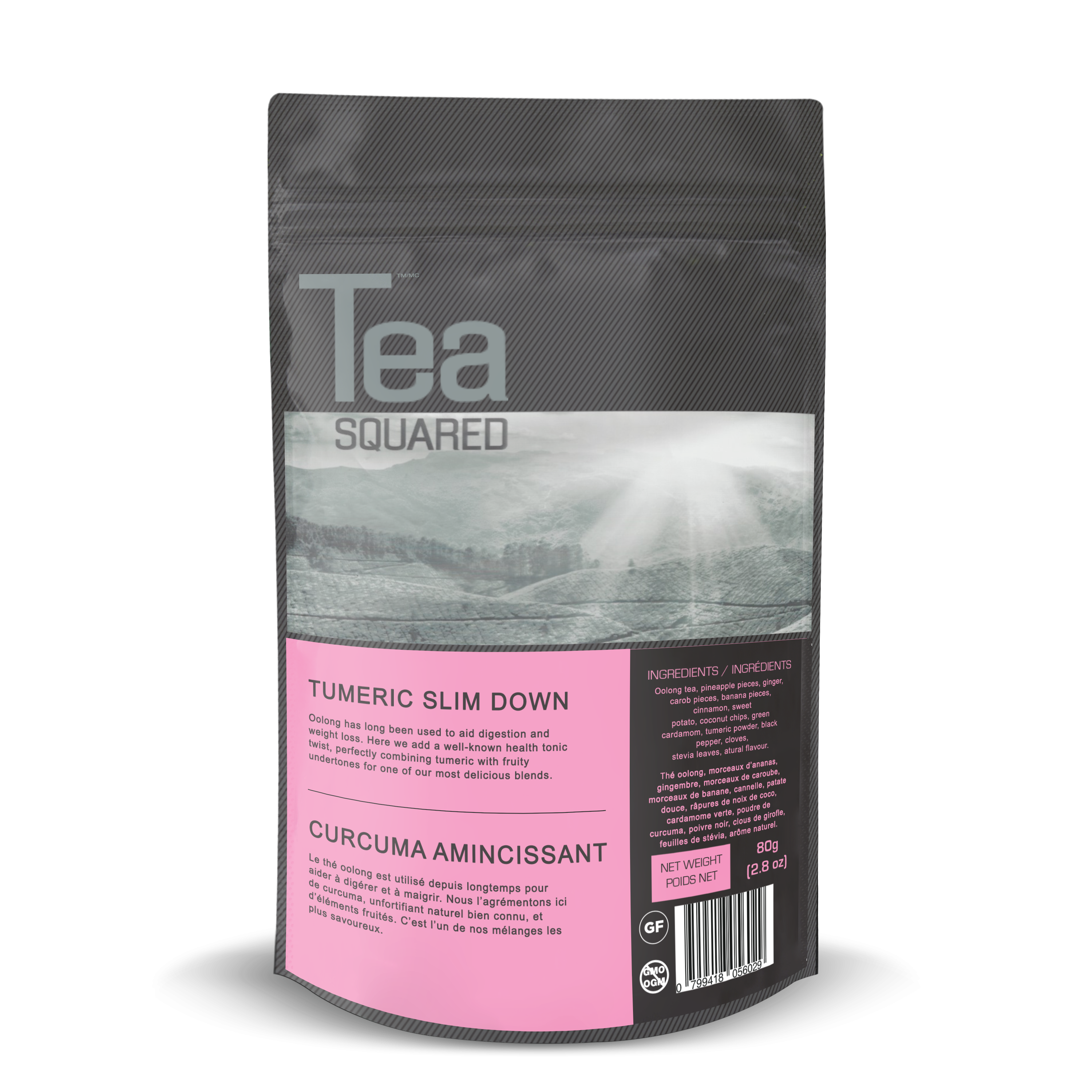 Tea Squared Turmeric Slim Down Loose Leaf Tea (80g)