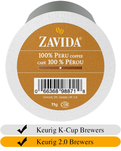 Zavida 100% Peru Coffee Cups (24)